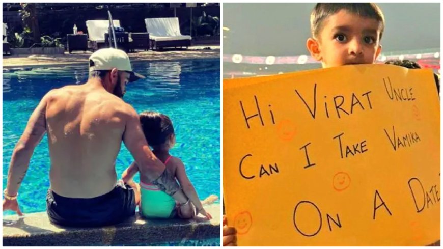 'Absolutely Cheap....'Twitter users react after a young fan asks Virat to date Vamika through a poster