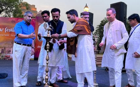 "Swar Dharohar Festival Music and Multilingual Literature Festival series has been started from the India Gate, organized by Swar Dharohar Foundation and Ministry of Culture"
