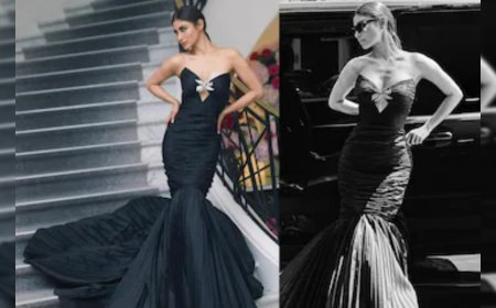 Cannes 2023: Mouni Roy slays in a Chic Black Gown at the Cannes Film Festival; See Photos