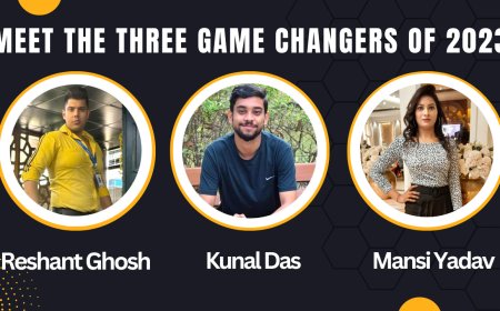 Meet the three game changer of 2023 - Reshant Ghosh, Kunal Das, Mansi Yadav