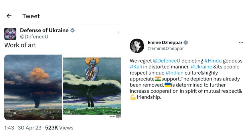 'We Regret': The Defense Ministry of Ukraine Apologises After Goddess Kali Tweet Triggers Row