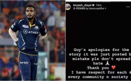 'I have respect for every community..... 'Yash Dayal after deleting controversial Instagram story, know what's the matter