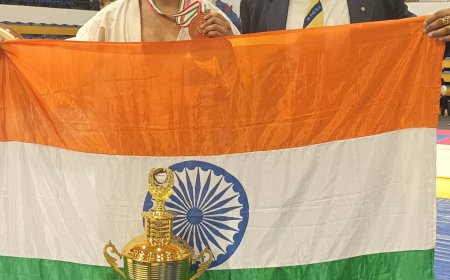 Shyamantak Ganguly created history in Full Contact Karate Open world cup