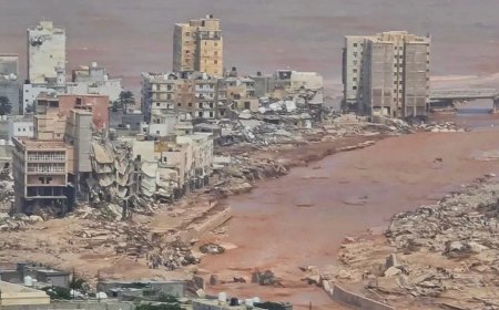 Libya is in trouble due to terrible flood, 5100 people died; Five thousand dead bodies found in Derna city