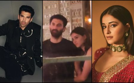 Ananya Panday was seen lost in the arms of Aditya Roy Kapur, romantic video of the couple from date night went viral