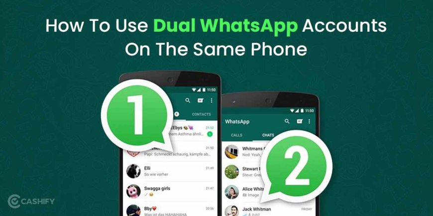 Now you can run 2 WhatsApp accounts in the same app, follow these steps to log in.