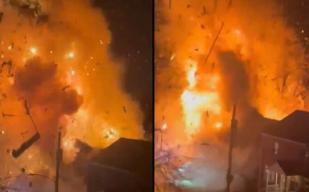 America: Police had arrived with a search warrant against the suspect, then an explosion took place in the house in Arlington city.