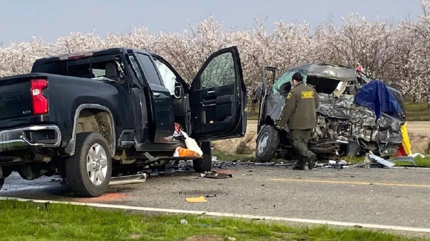 US Road Accident: Tragic accident in California, America, eight people died in collision between van and truck; one injured