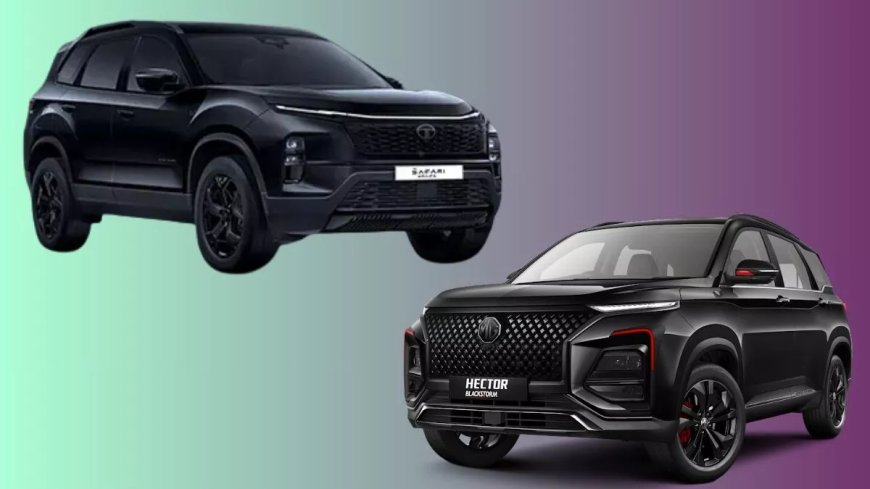 MG Hector Black Storm Vs Safari Dark Edition: Know which SUV would be wiser to buy