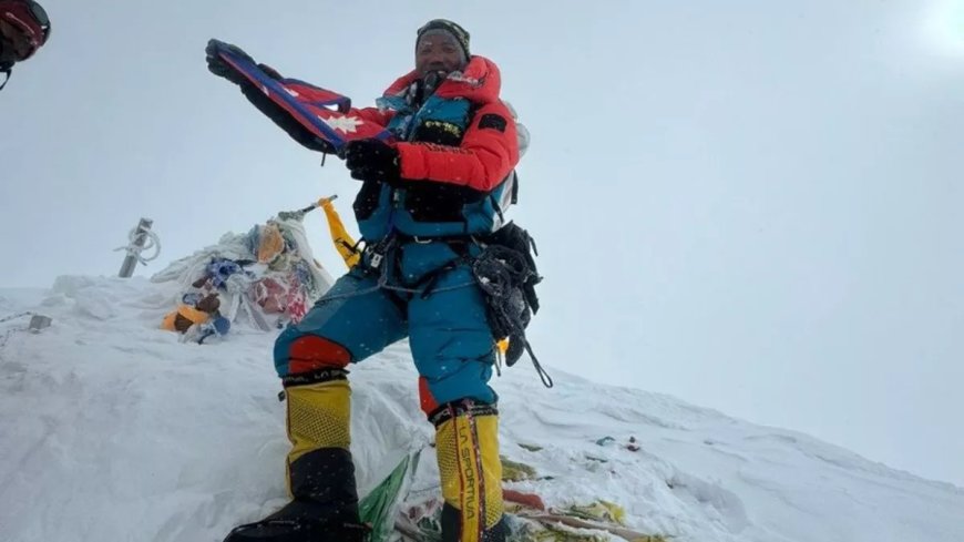 Kami Rita Sherpa: Nepalese mountaineer Kami Sherpa broke her own record, climbed Mount Everest for the 30th time.
