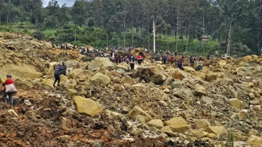 Landslide caused havoc in Papua New Guinea, death toll crossed 300; More than 1 thousand houses buried under debris