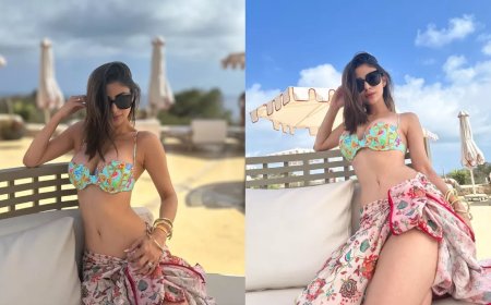 Mouni Roy increased the heat with her look in Spain, shared beautiful pictures in bikini