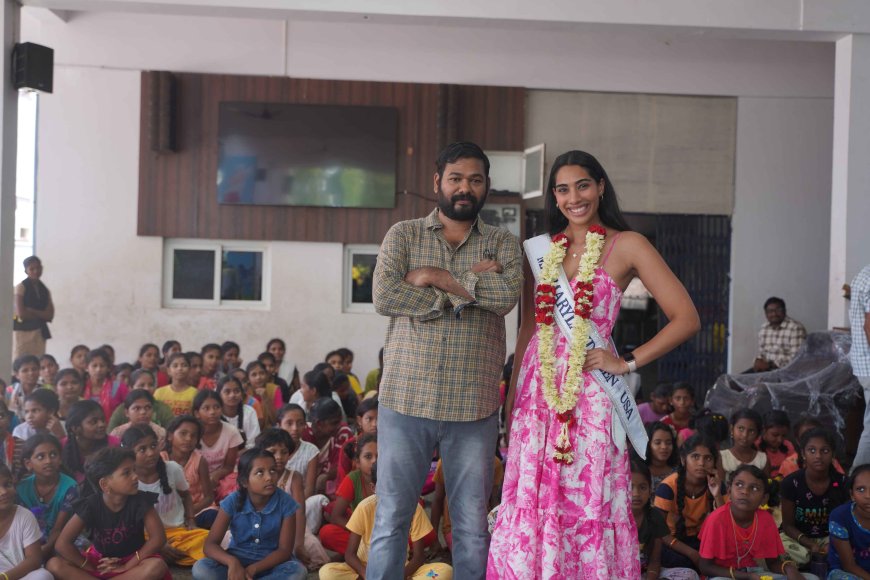 Miss Maryland USA, Sanjana Yendluri, Praises Dr. Praveen Chakravarthy's Inspiring Social Work