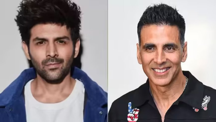 Can Akshay Kumar and Kartik Aryan be seen together in a film? Spotted outside the director's house