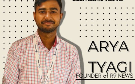 Arya Tyagi Sets Benchmark By Launching R9 News Before Turning 21