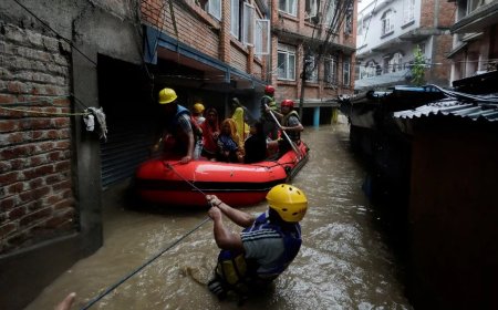 Floods and landslides cause massive destruction in Nepal, 112 dead and 68 missing so far; Alert in 56 districts