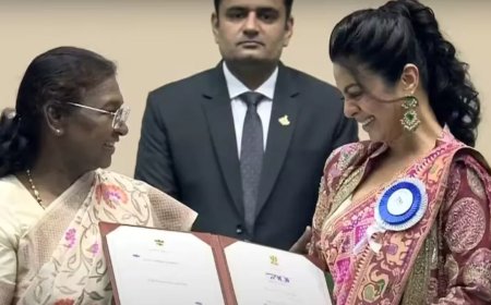 While receiving the National Award, Manasi Parekh became emotional and started crying in front of the camera, the President consoled her by putting his hand on her shoulder