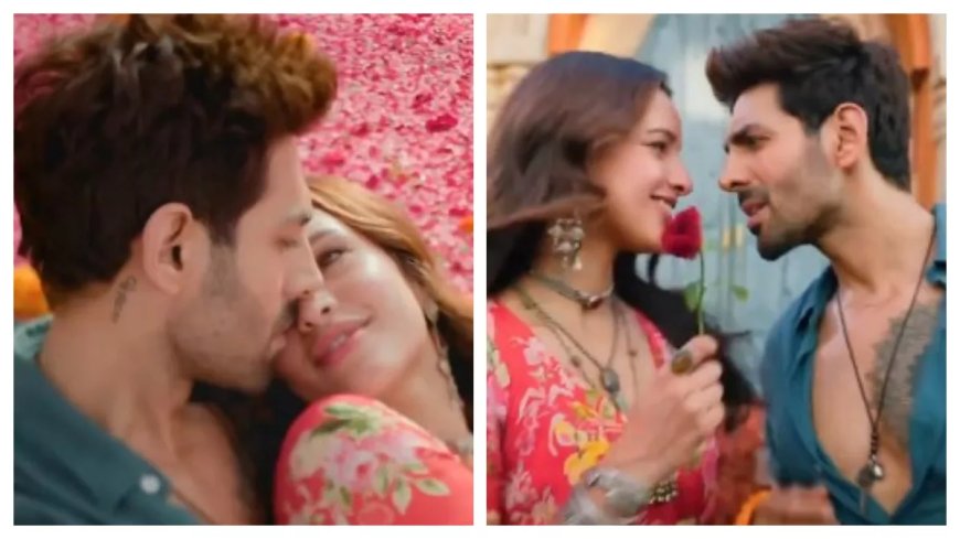 Kartik Aaryan drowned in love with Tripti Dimri, tremendous sizzling chemistry seen in the new song of Bhool Bhulaiyaa 3