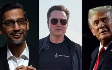 When Google CEO Sundar Pichai talked to Trump on the phone, Elon Musk joined in; what happened then?