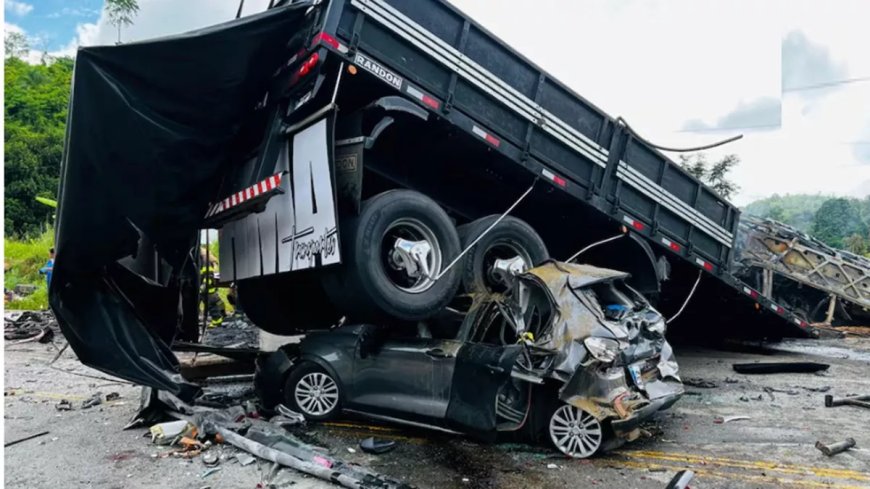 Brazil Accident: Horrific road accident in Brazil, 38 people died in collision between bus and truck; many injured