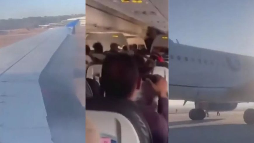 Houston Plane Fire Video: Fire broke out in the plane before takeoff, 104 passengers lost their lives; watch the horrifying video