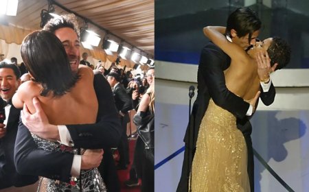 Halle Berry and Adrien Brody met after 22 years at Oscar 2025, recreated the controversial kissing scene