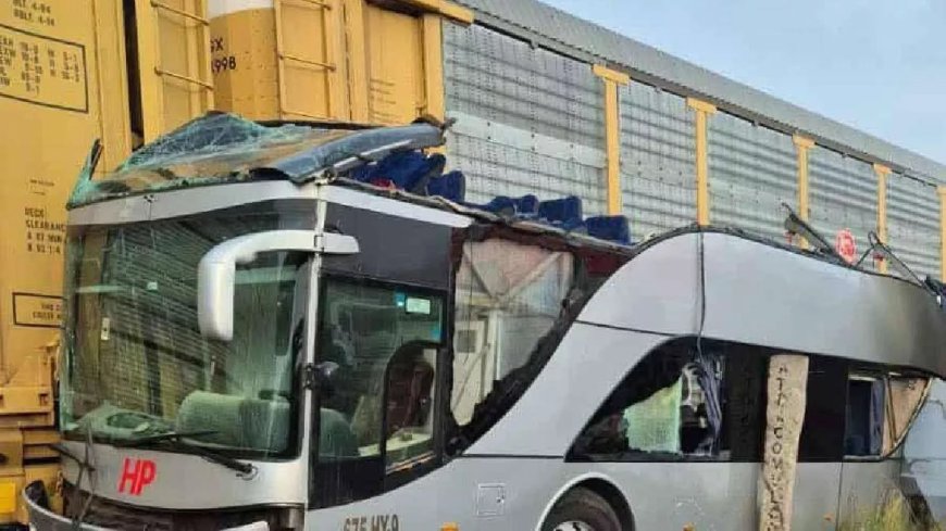 Mexico: Train rams into double-decker bus full of passengers, 10 killed and 41 injured
