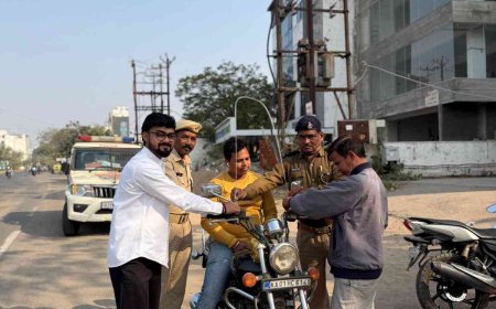 Promoting Road Safety During Kite Festival: Nirav Sathe’s Initiative with Vadodara Police